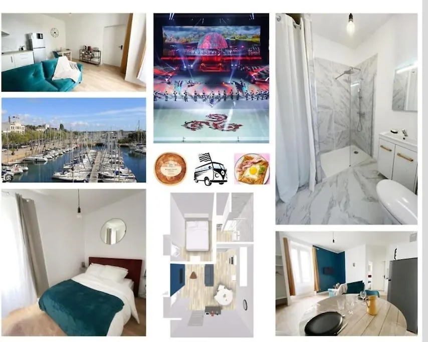 Apartament Lorient T2 , Hypercentre , Fibre ,Gare